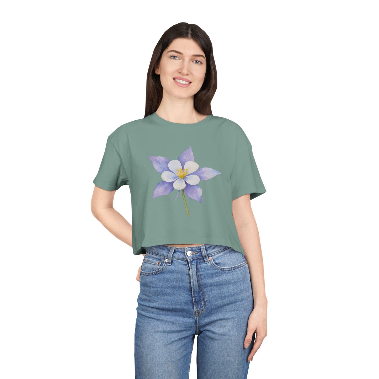 Colorado Blossom Crop Top