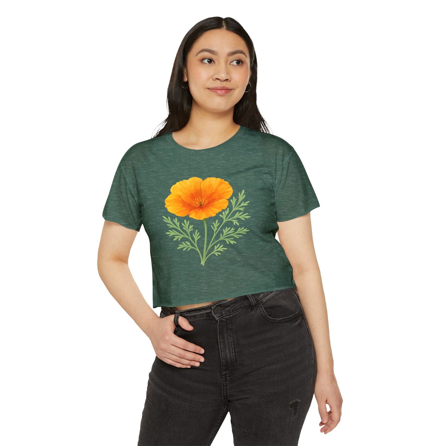 Golden State Bloom Festival Crop Top