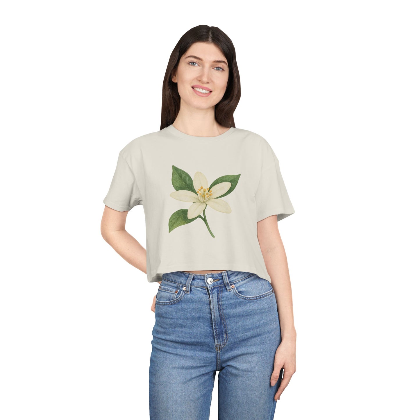 Florida Petals Crop Top