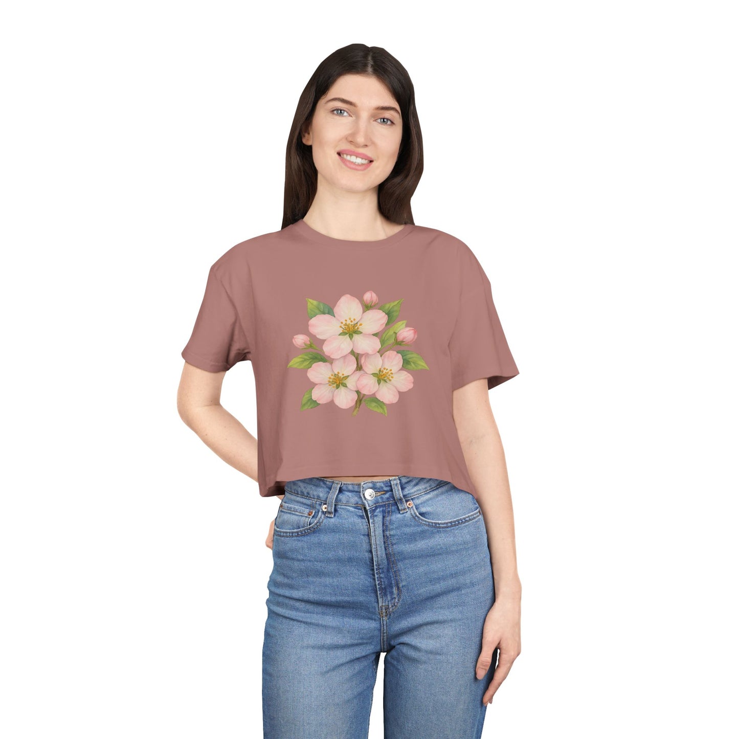 Arkansas Apple Blossom Breeze Crop Top