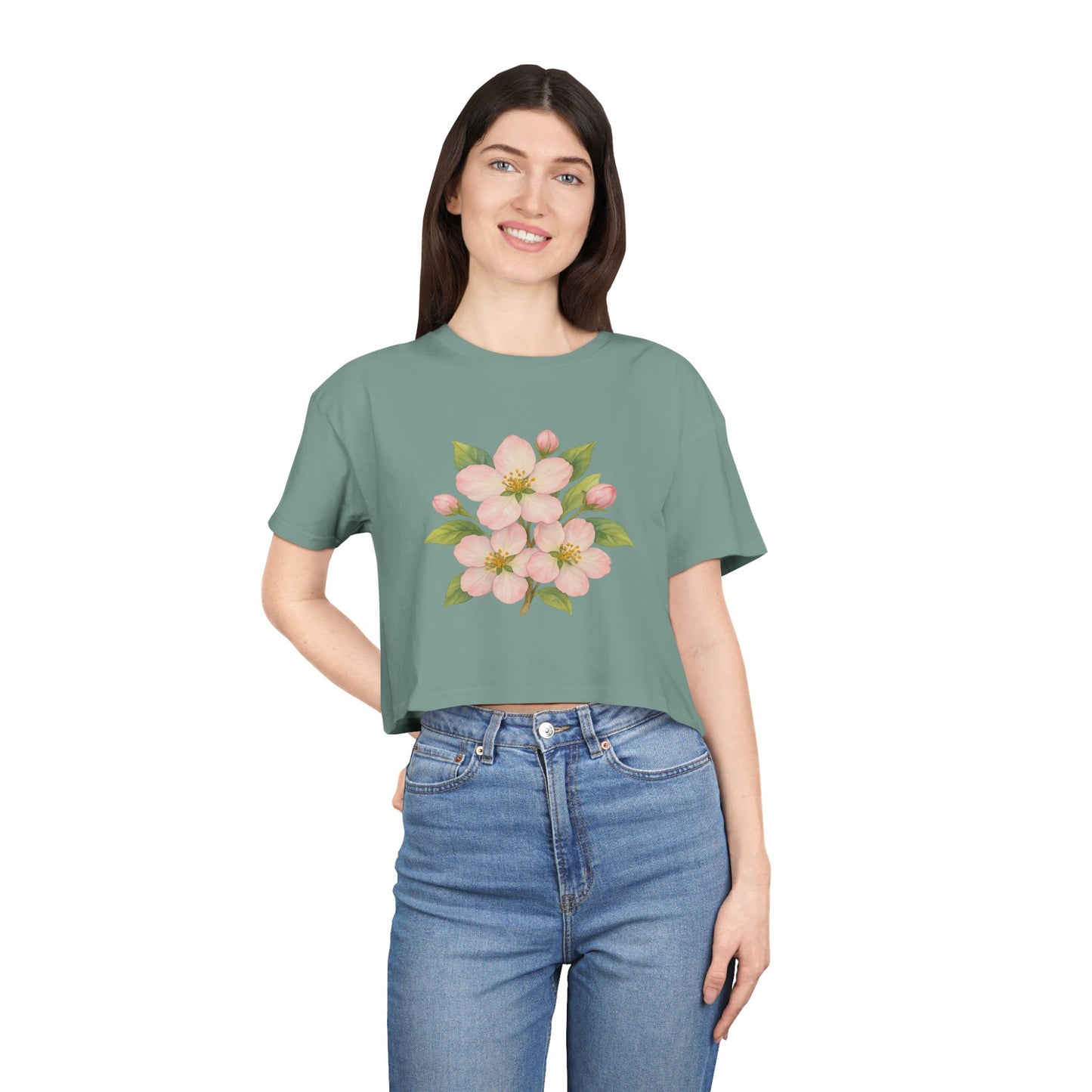 Arkansas Apple Blossom Breeze Crop Top