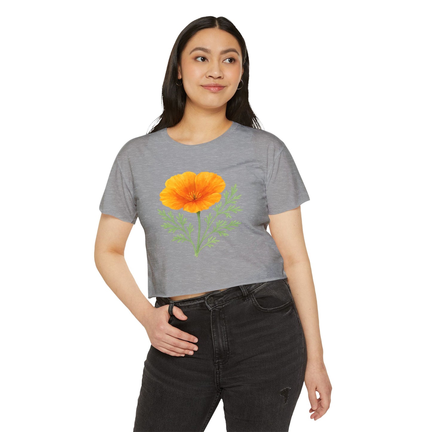 Golden State Bloom Festival Crop Top