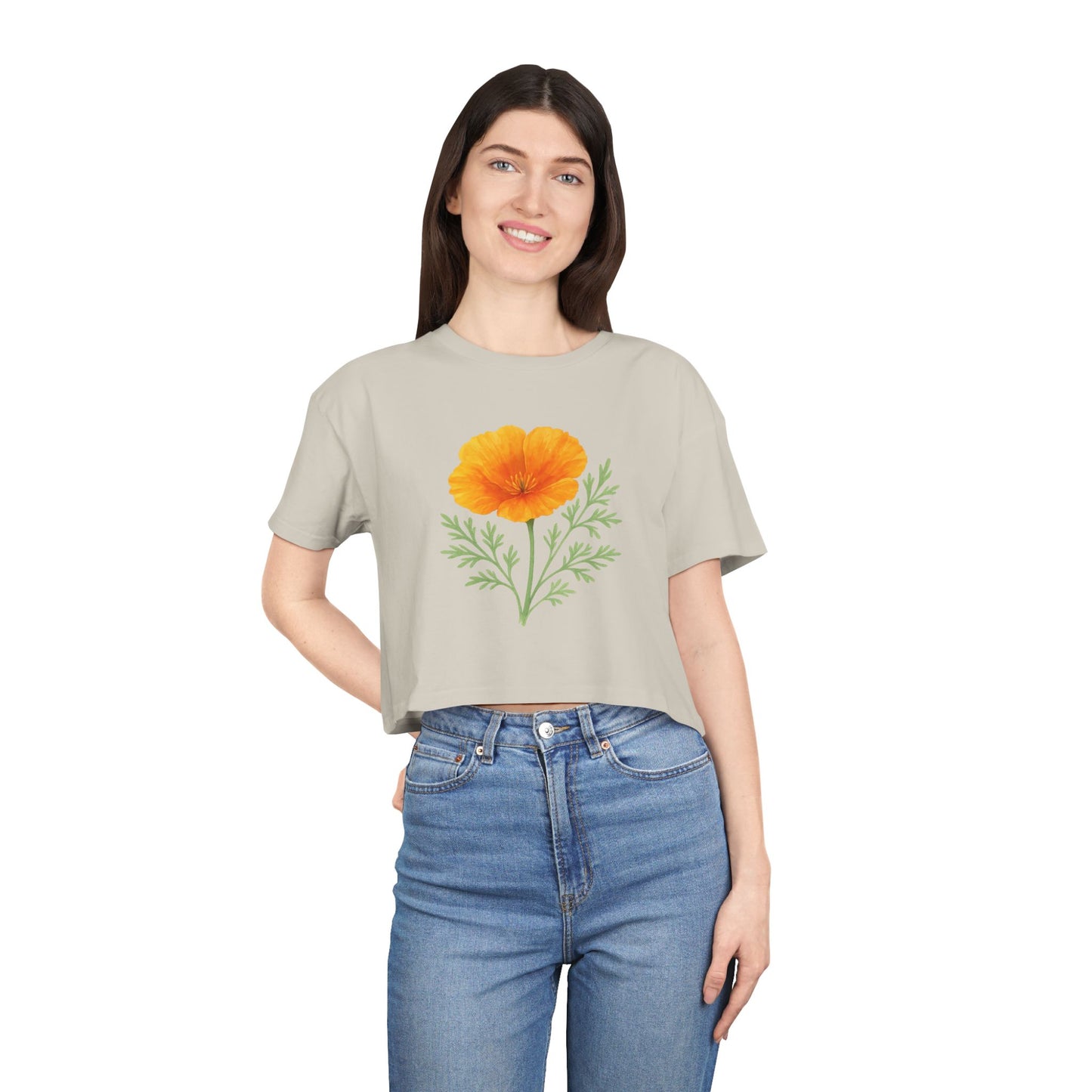 Golden State Bloom Crop Top