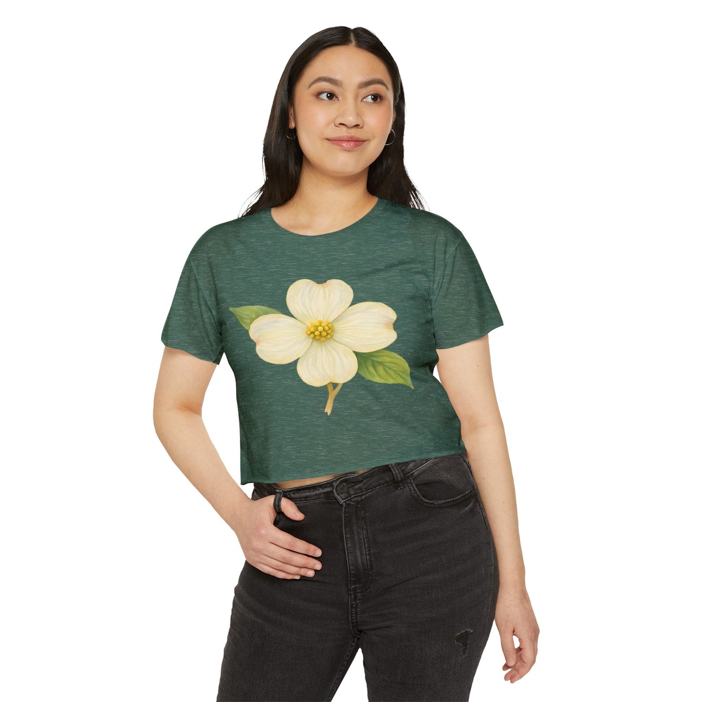Dogwood Dream Festival Crop Top