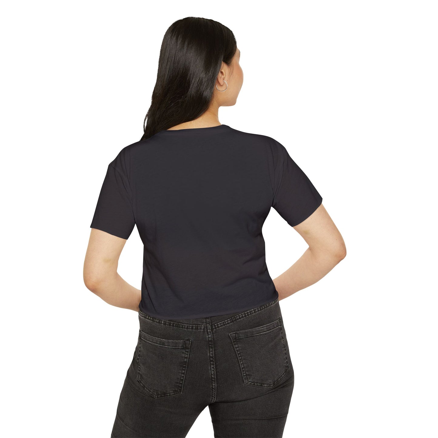 Midnight Forget-Me-Not Festival Crop Top