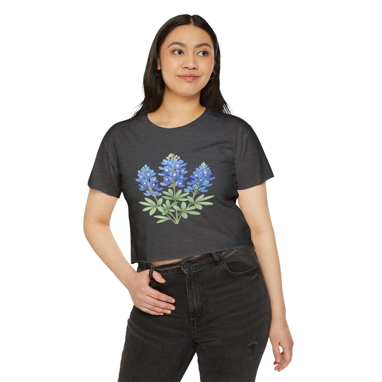 Lone Star Bluebonnet Festival Crop Top
