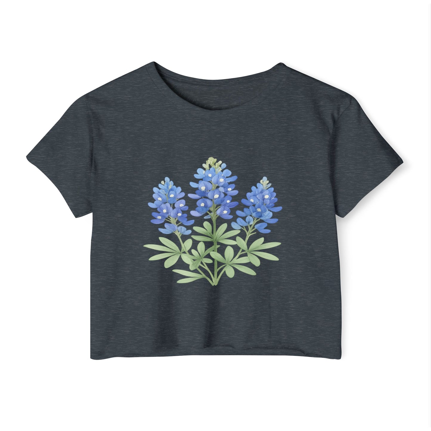 Lone Star Bluebonnet Festival Crop Top
