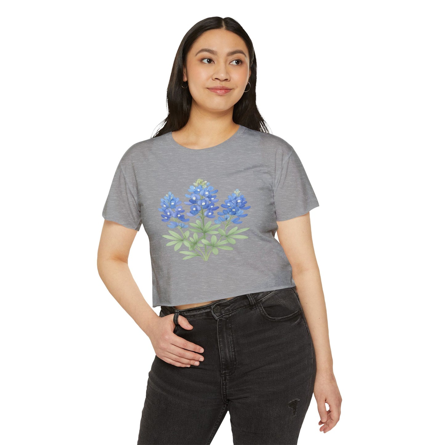 Lone Star Bluebonnet Festival Crop Top