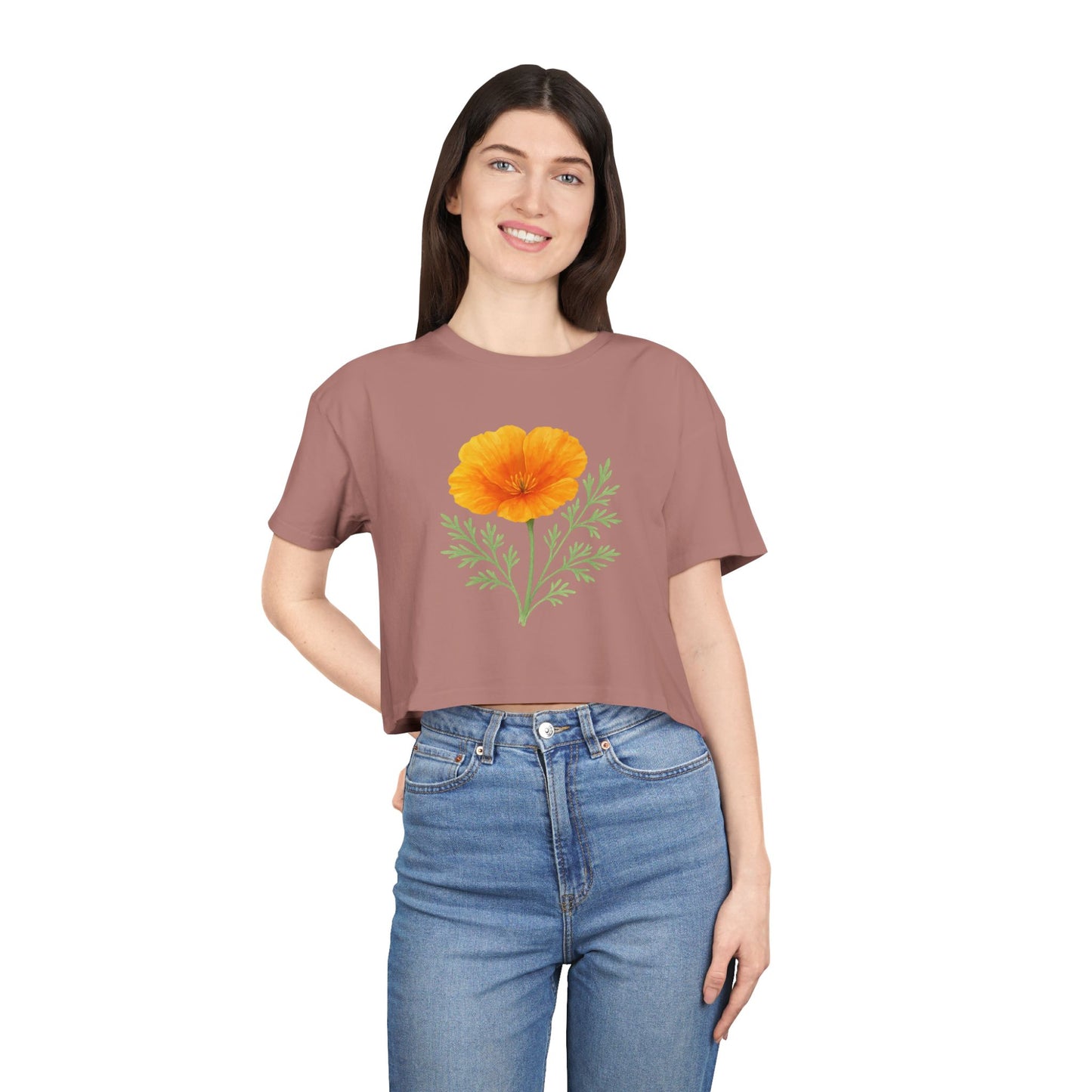 Golden State Bloom Crop Top