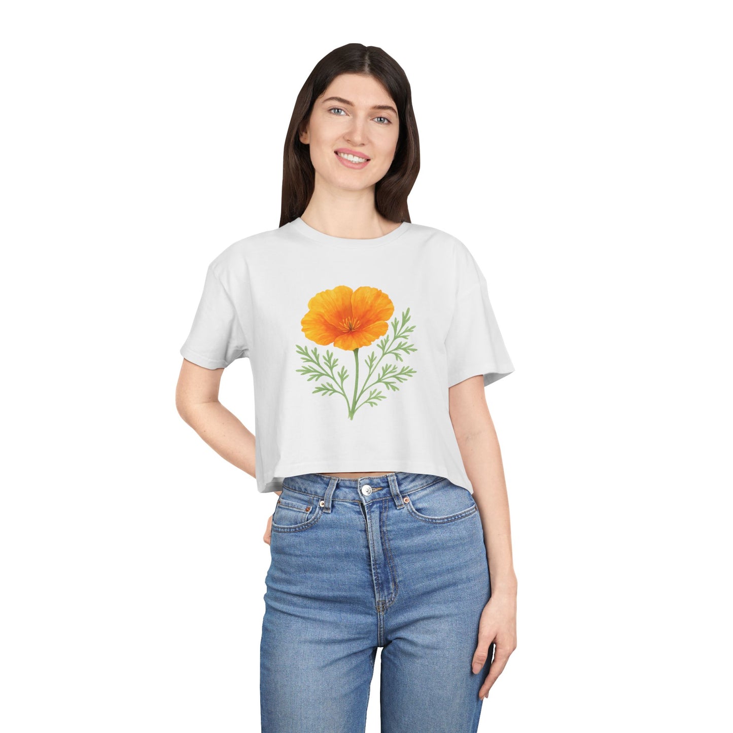Golden State Bloom Crop Top