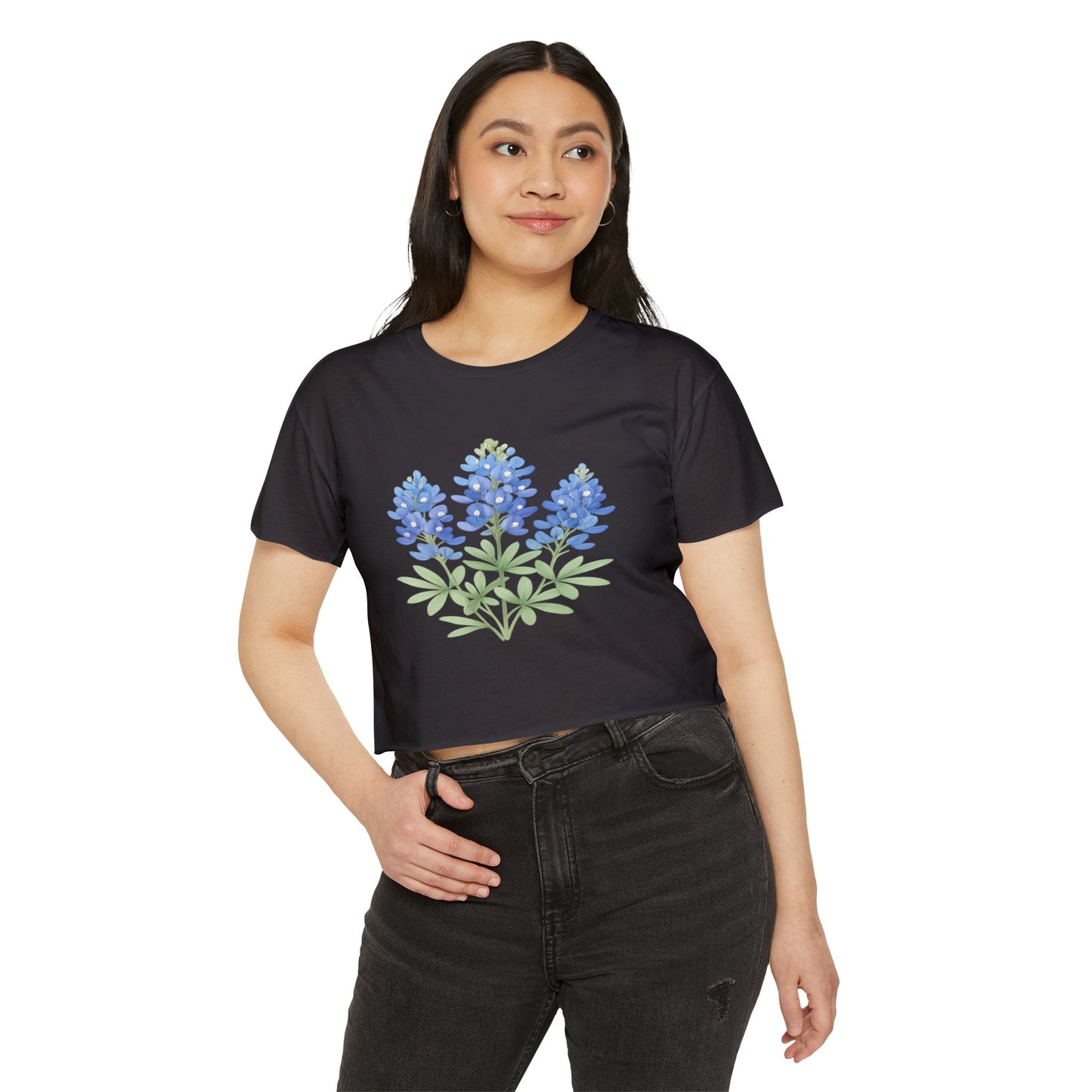 Lone Star Bluebonnet Festival Crop Top