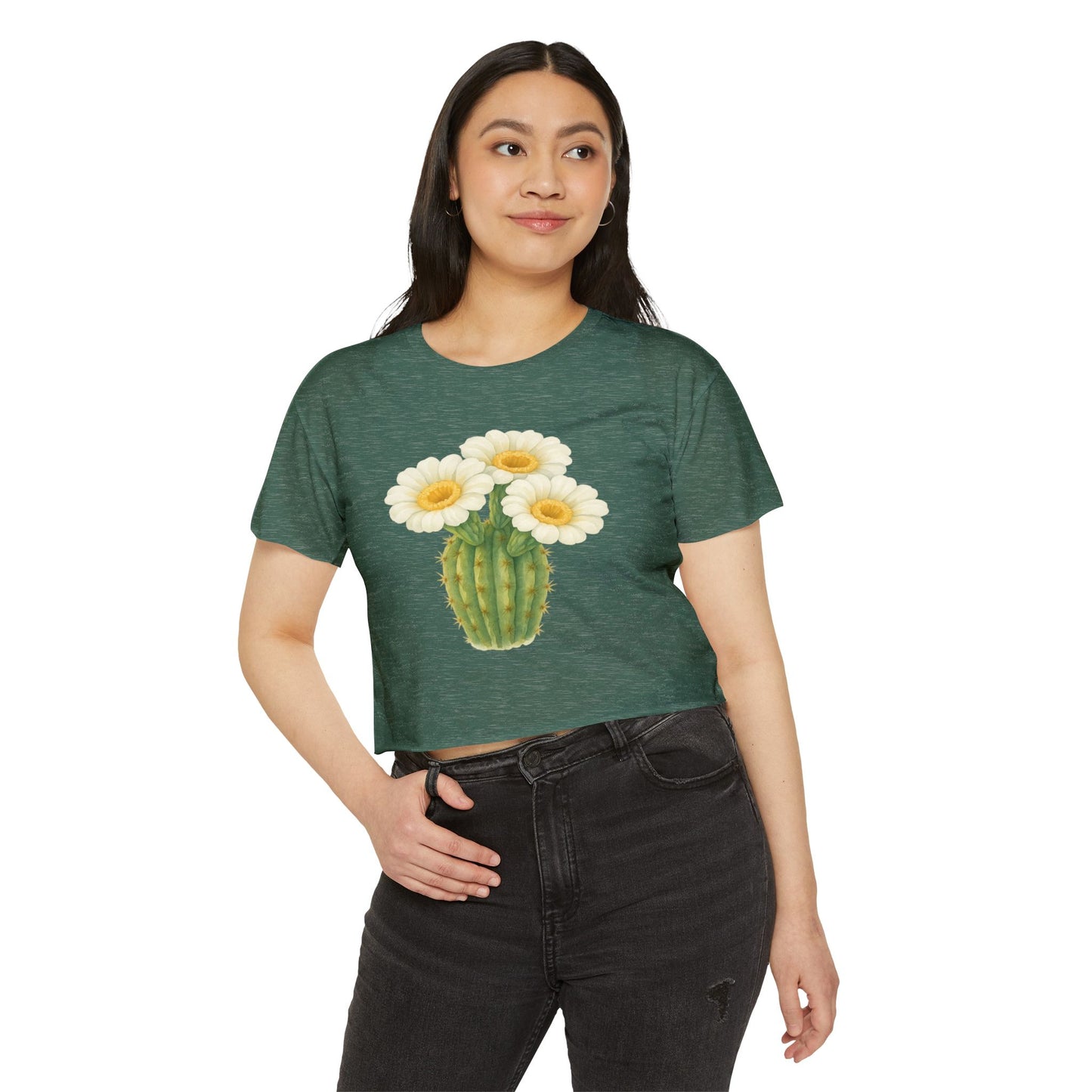 Saguaro Bloom Festival Crop Top
