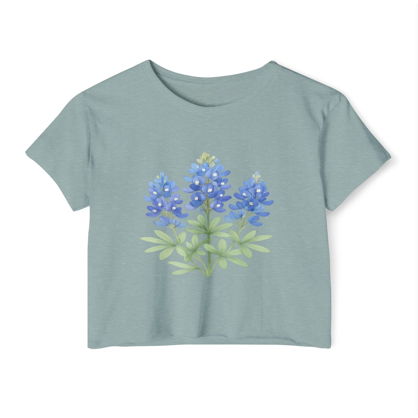 Lone Star Bluebonnet Festival Crop Top