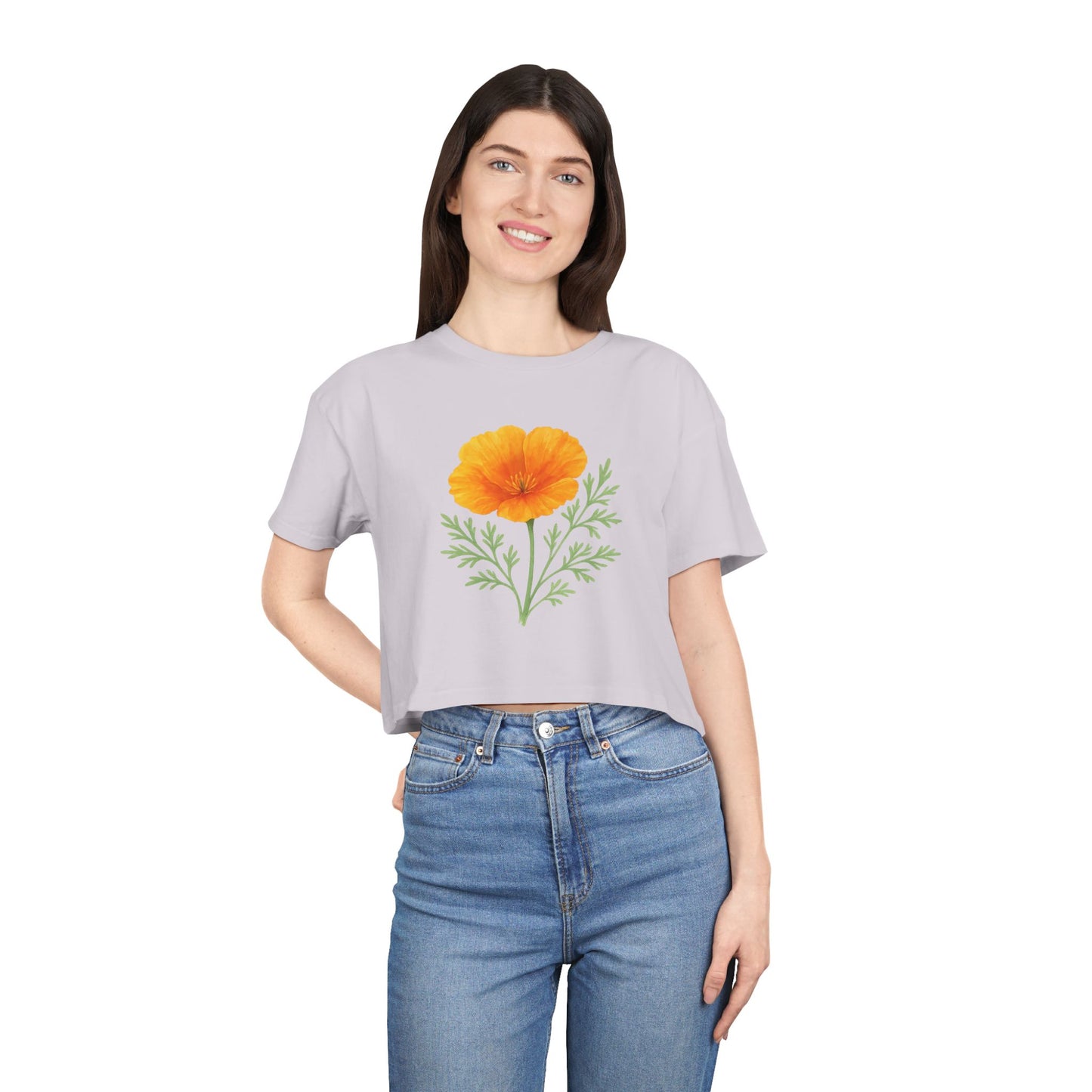 Golden State Bloom Crop Top