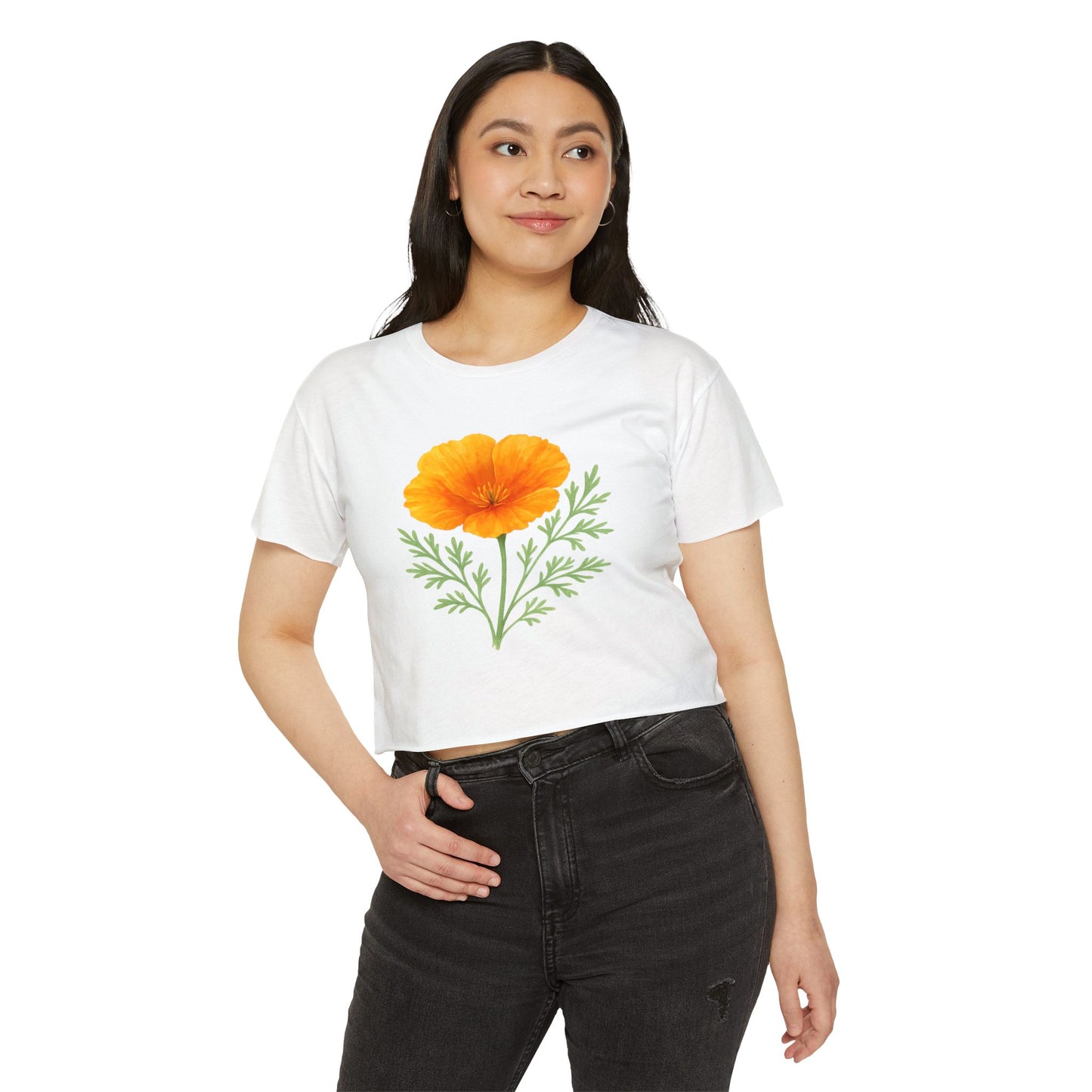 Golden State Bloom Festival Crop Top