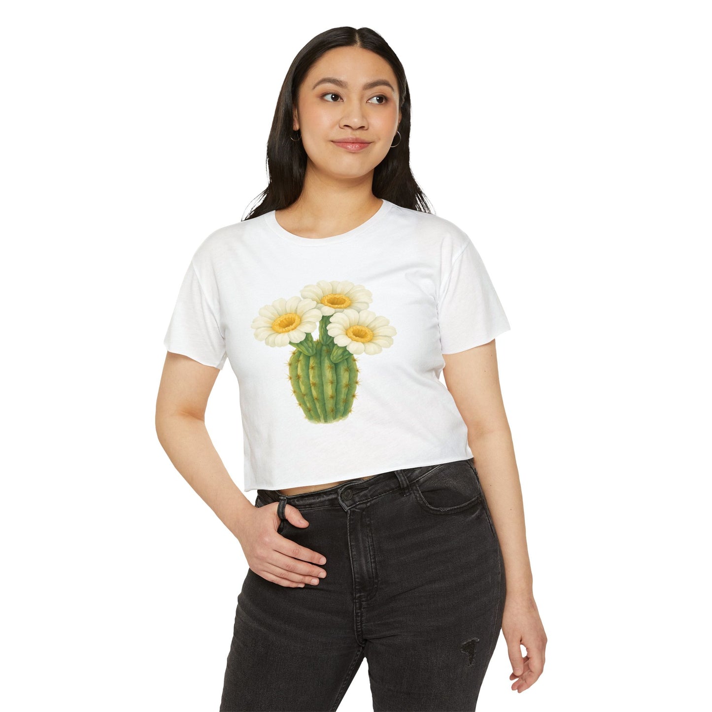 Saguaro Bloom Festival Crop Top