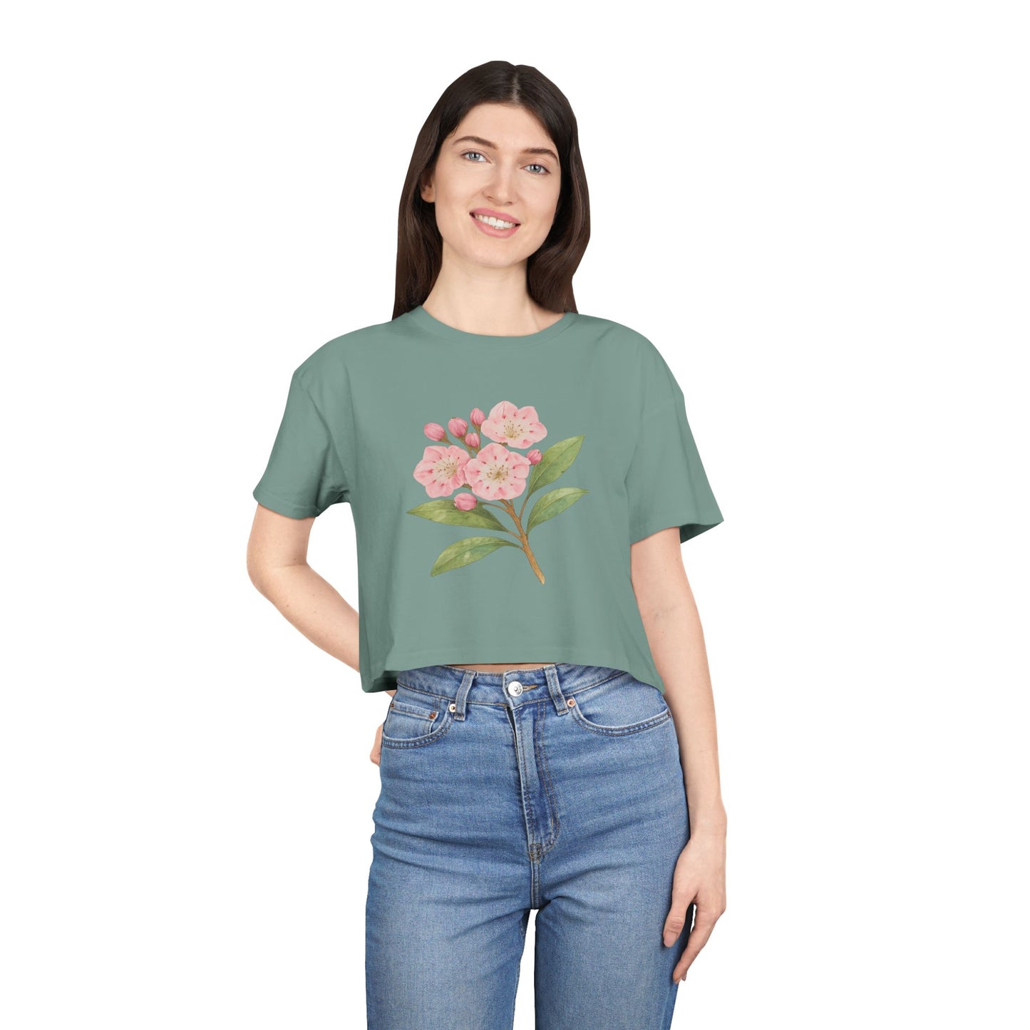 Connecticut Blossom Crop Top