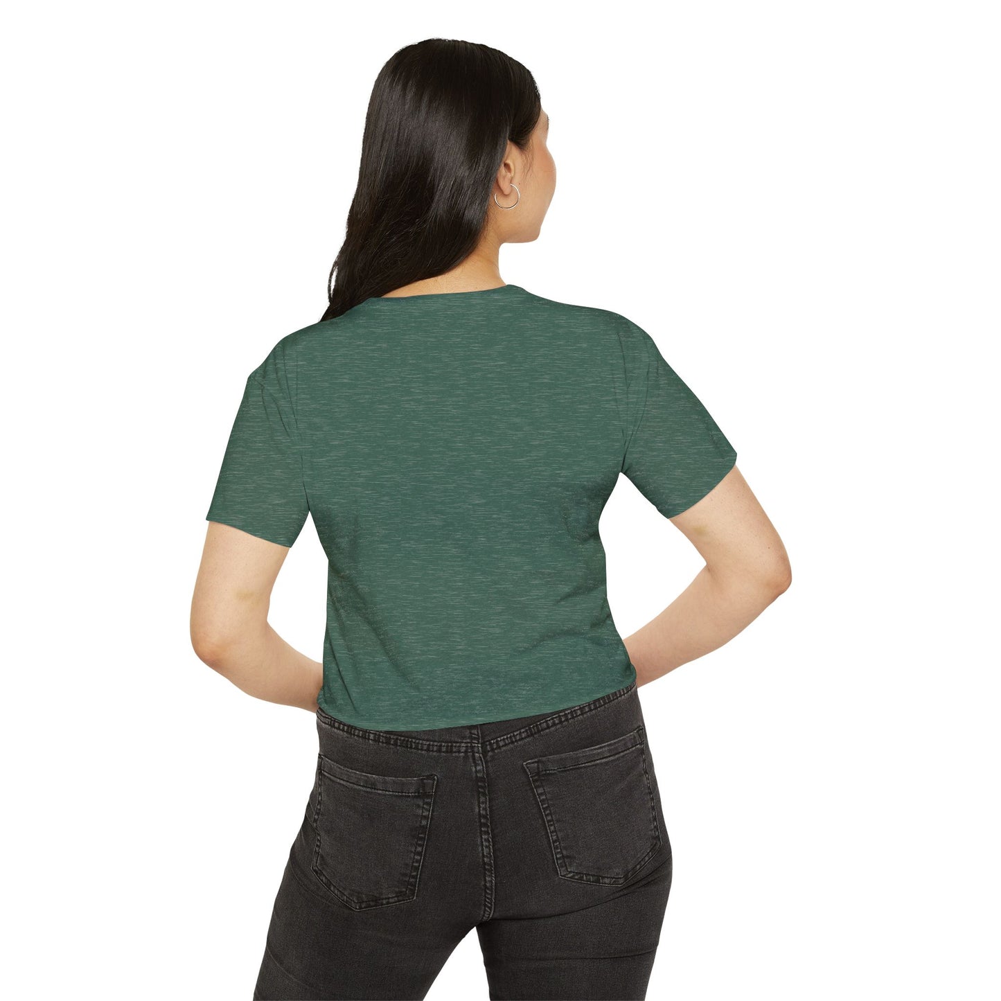 Midnight Forget-Me-Not Festival Crop Top