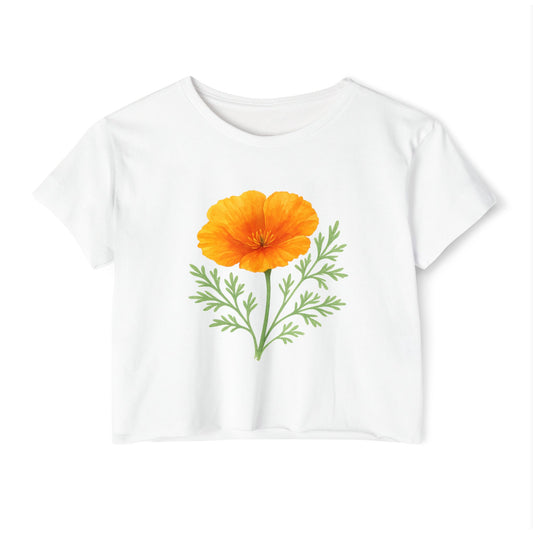 Golden State Bloom Festival Crop Top