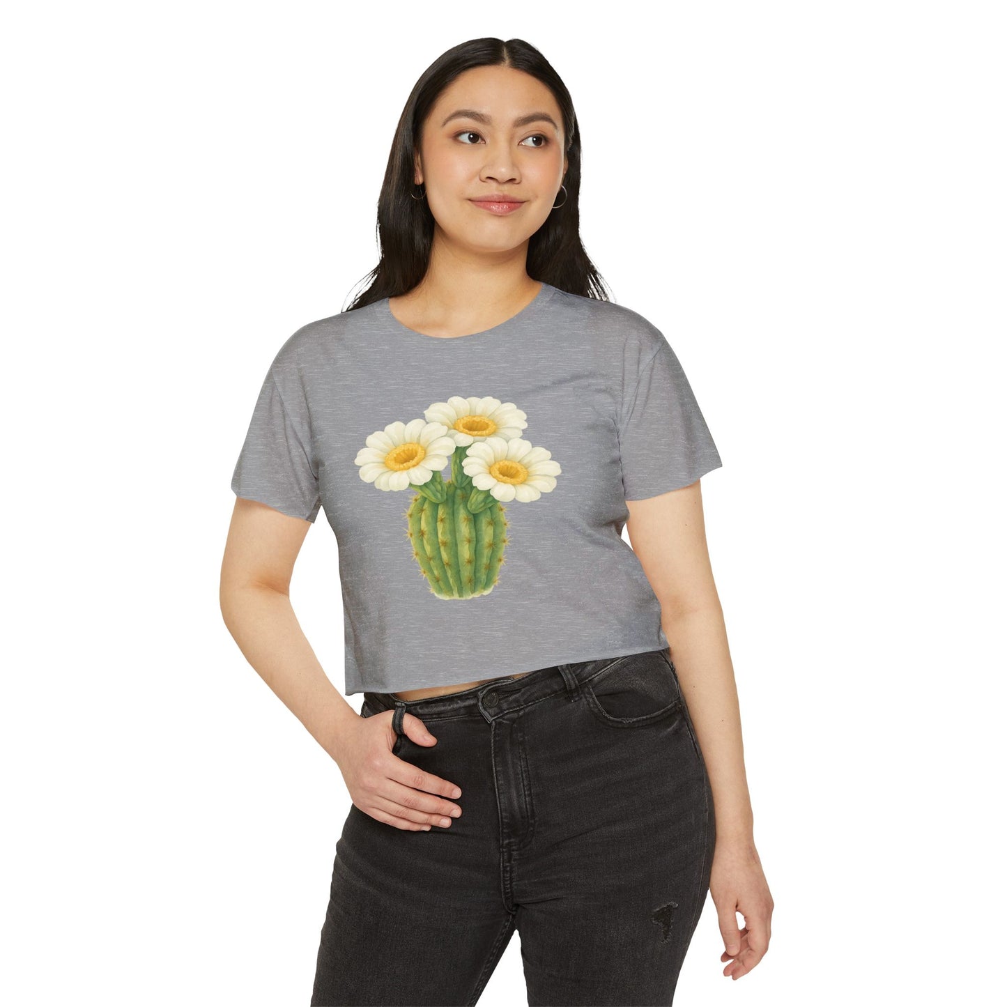 Saguaro Bloom Festival Crop Top